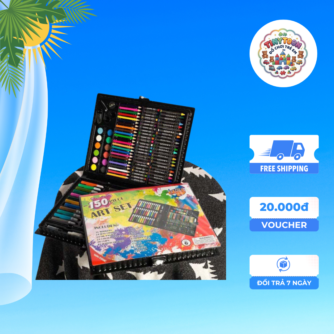 🎨 Bộ Dụng Cụ Mỹ Thuật Sáng Tạo Cho Bé - Ảnh 4
