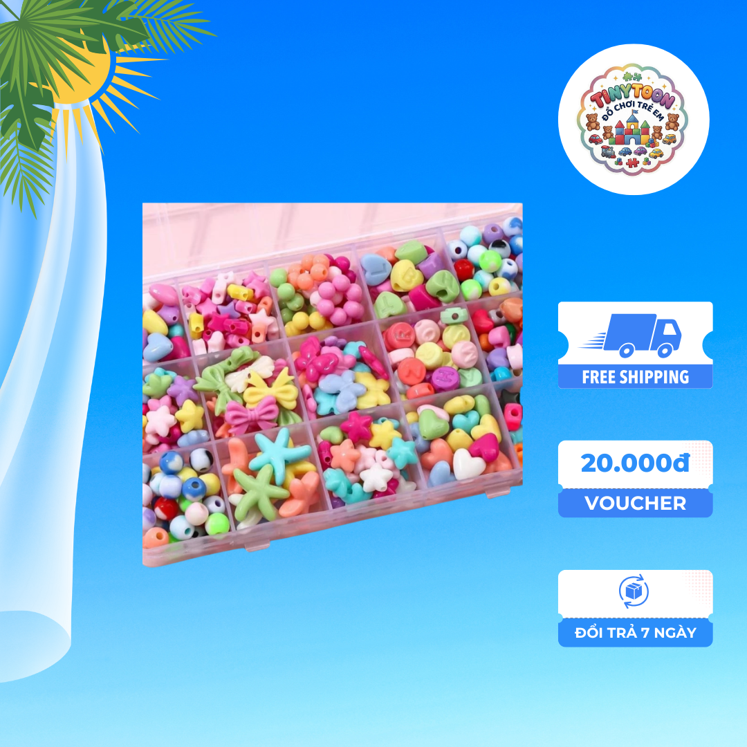 💎 Bộ Dụng Cụ Làm Trang Sức Hạt DIY Cho Bé Gái - Ảnh 3